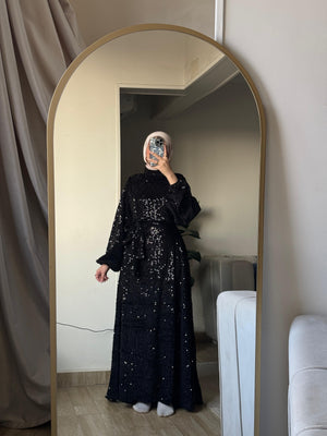 Glamming Dress✨ المقاس الأول: من 55 حتى 75 كيلو Black