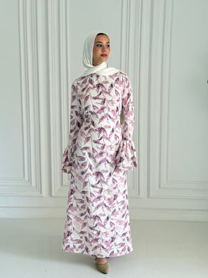 Leaves Dress🍃 Pink