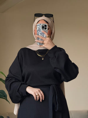 Winter Dress - فستان بيزك شتوي