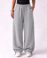 Cuff Wide Pants