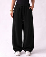 Cuff Wide Pants