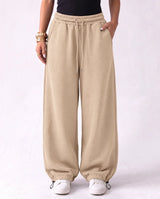 Cuff Wide Pants
