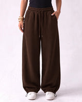 Cuff Wide Pants