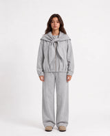 Tie Shoulder Zip Set