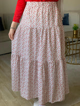 Flora Skirt💓 One size: from 55 kg to 95 kg White