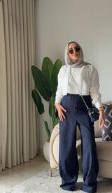 Classic Line Pants Small: من 55 حتى 62 كيلو Blue