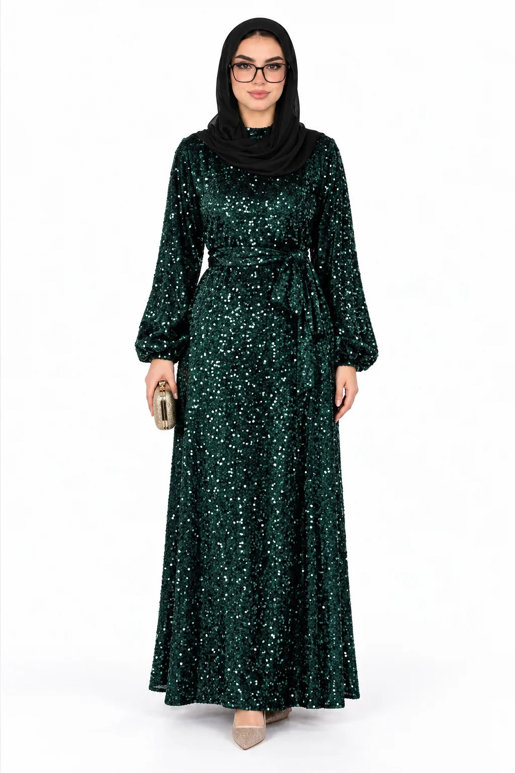 Glamming Dress Dark green