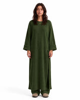 Long Slit Knit Set