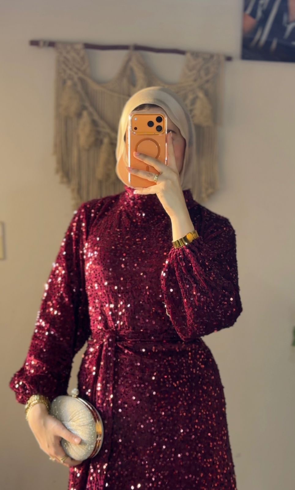 Glamming Dress✨ Burgundy