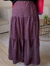 Flora Skirt💓 One size: from 55 kg to 95 kg Black