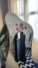 Butterfly Kaftan Black المقاس وان سايز يلبس من 60 حتي 120 كيلو