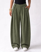 Pleated Wide Pants