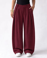 Pleated Wide Pants