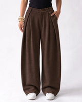 Pleated Wide Pants
