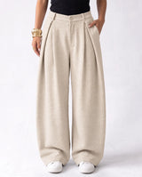 Pleated Wide Pants
