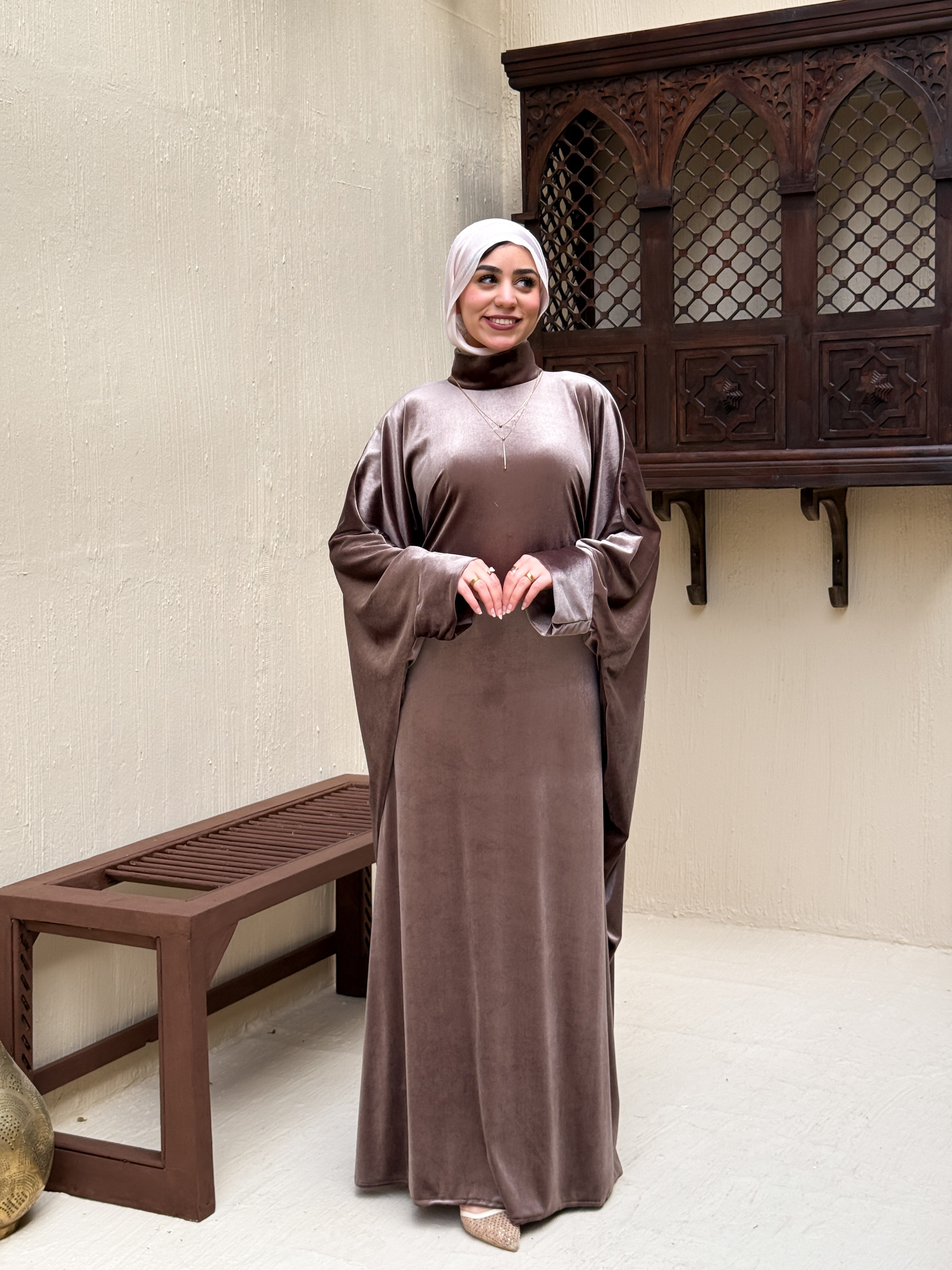 عباية "سهر" من InSeason⭐️ المقاس : وان سايز من 50 كيلو 100 كيلو Cafe