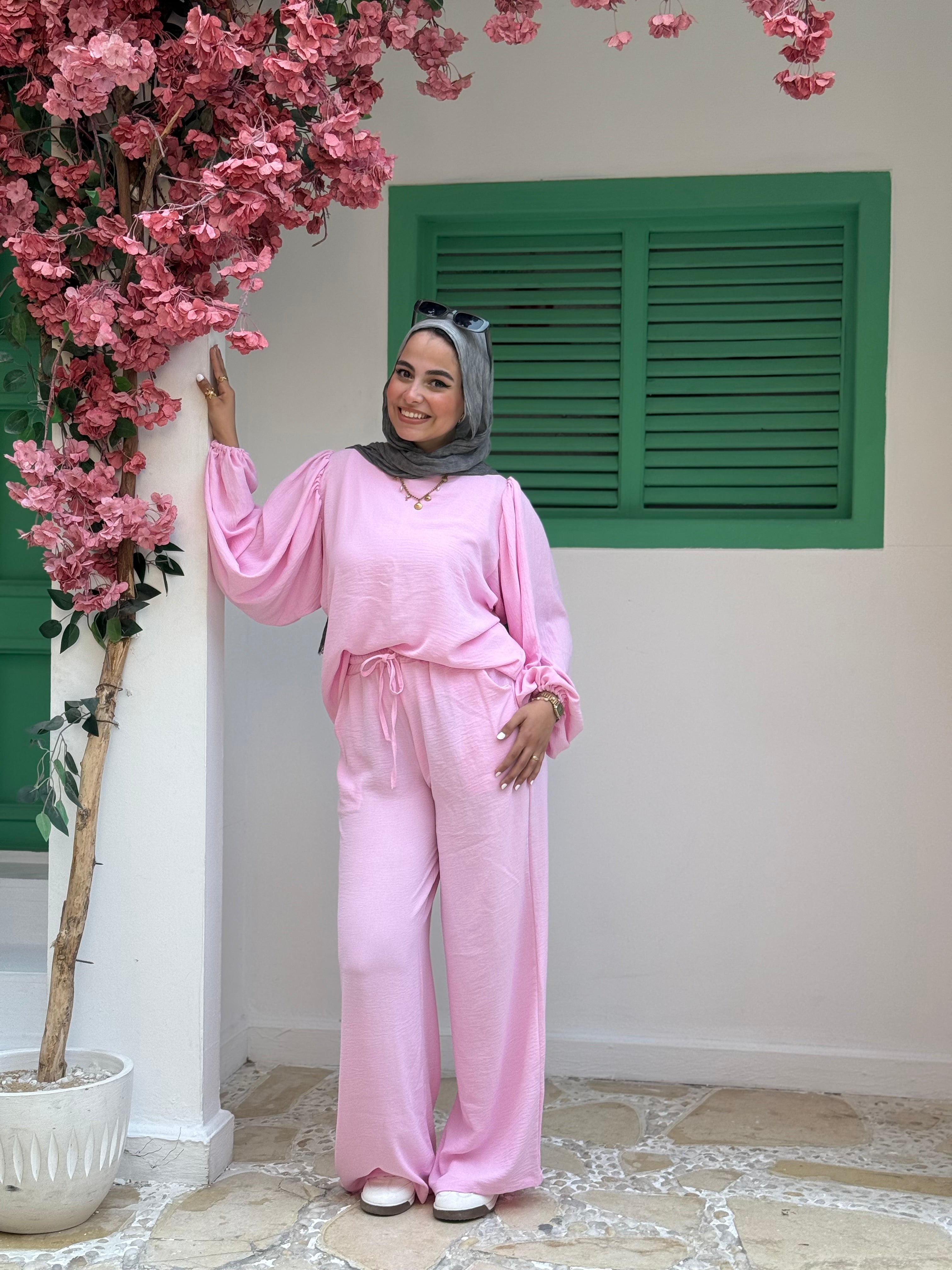 University Set🥱 Pink