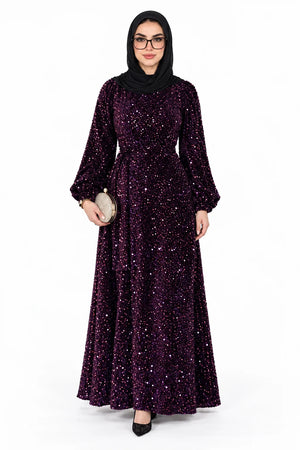 Glamming Dress Purple