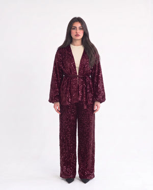 Winter Bling set Burgundy
