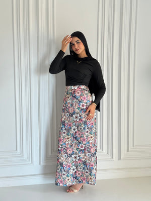Royal Skirt Royal Flowers