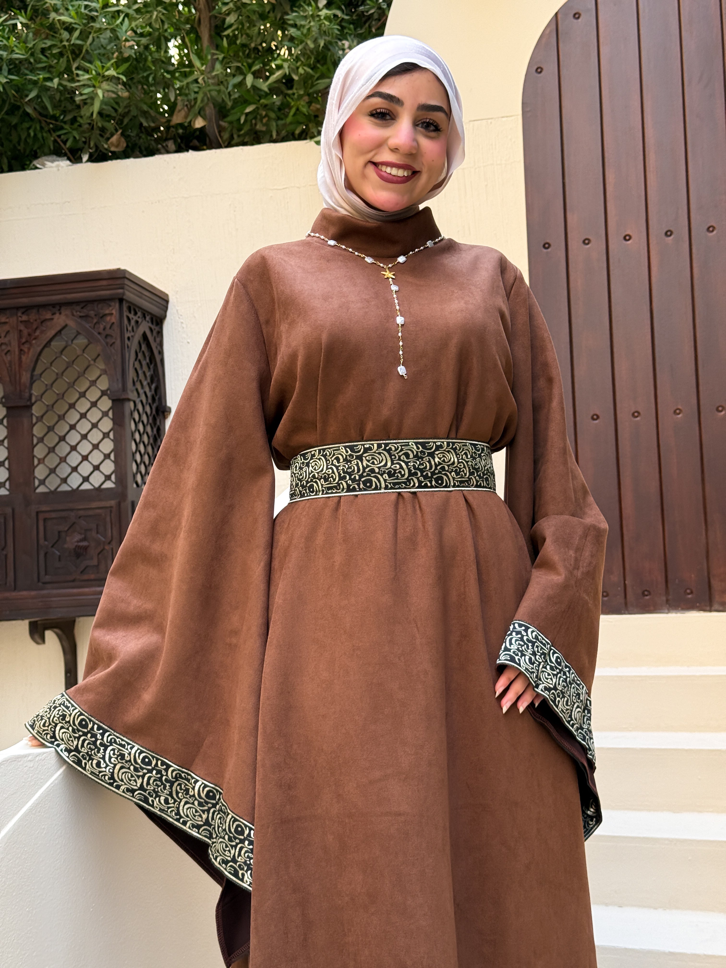 عباية "مسك"✨🖤 Brown