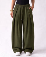 Pleat Wide Pants