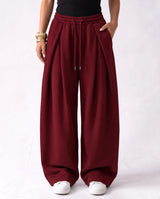 Pleat Wide Pants