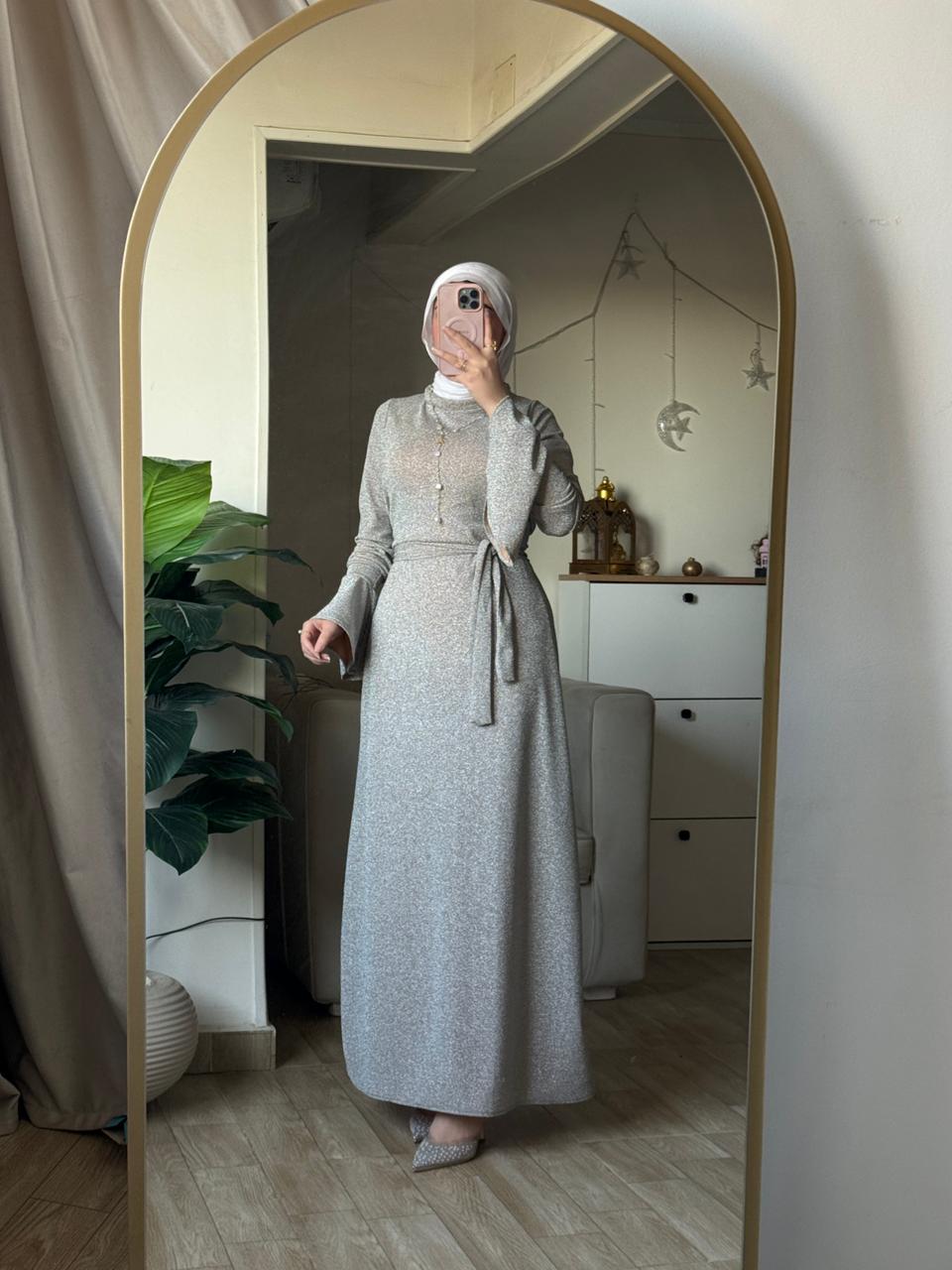 Glittery Dress Silver