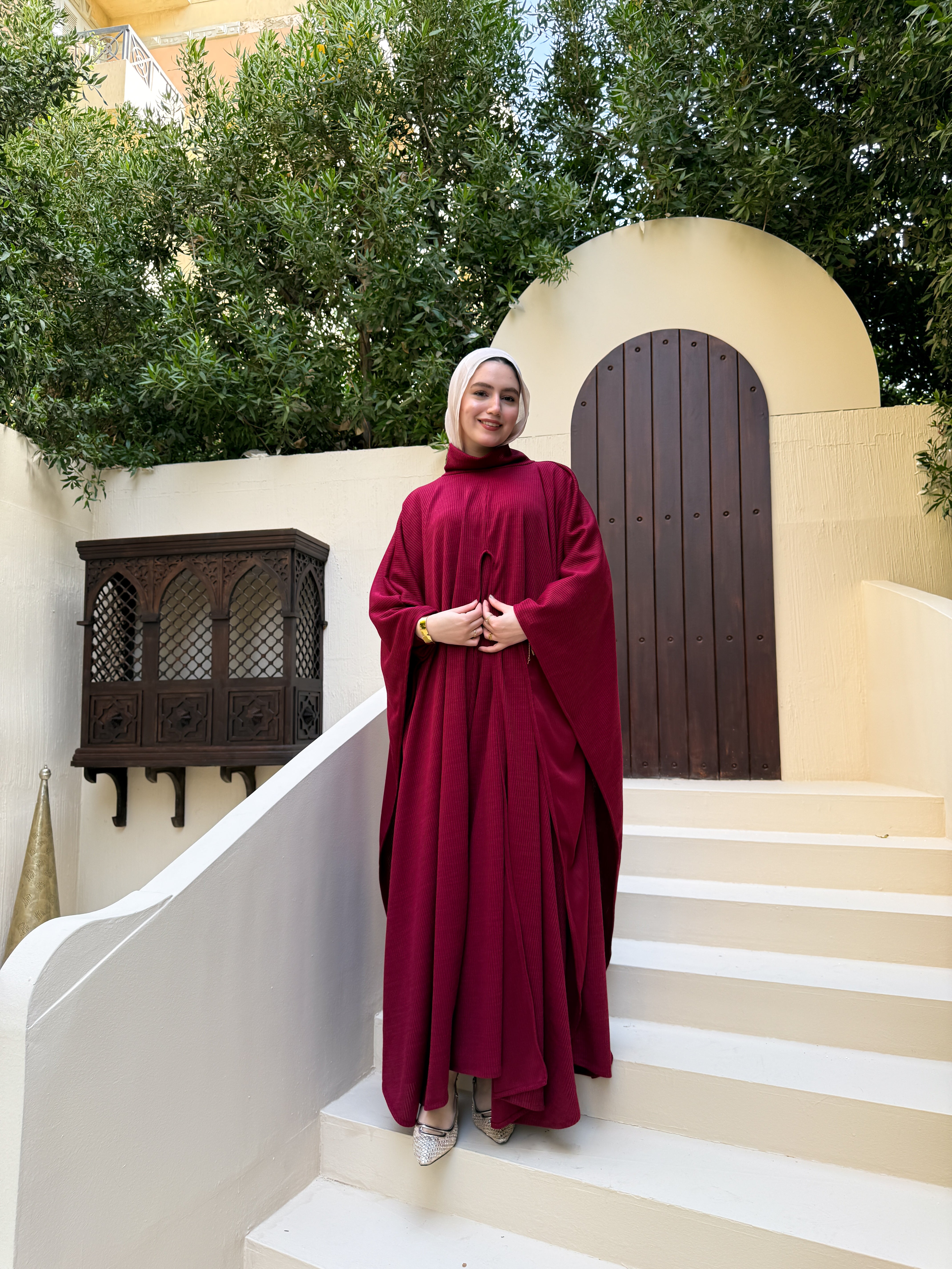 "جنة" من كولكشن رمضان من InSeason Burgundy ▫️ المقاس الأول: من 55 لـ 75 كيلو