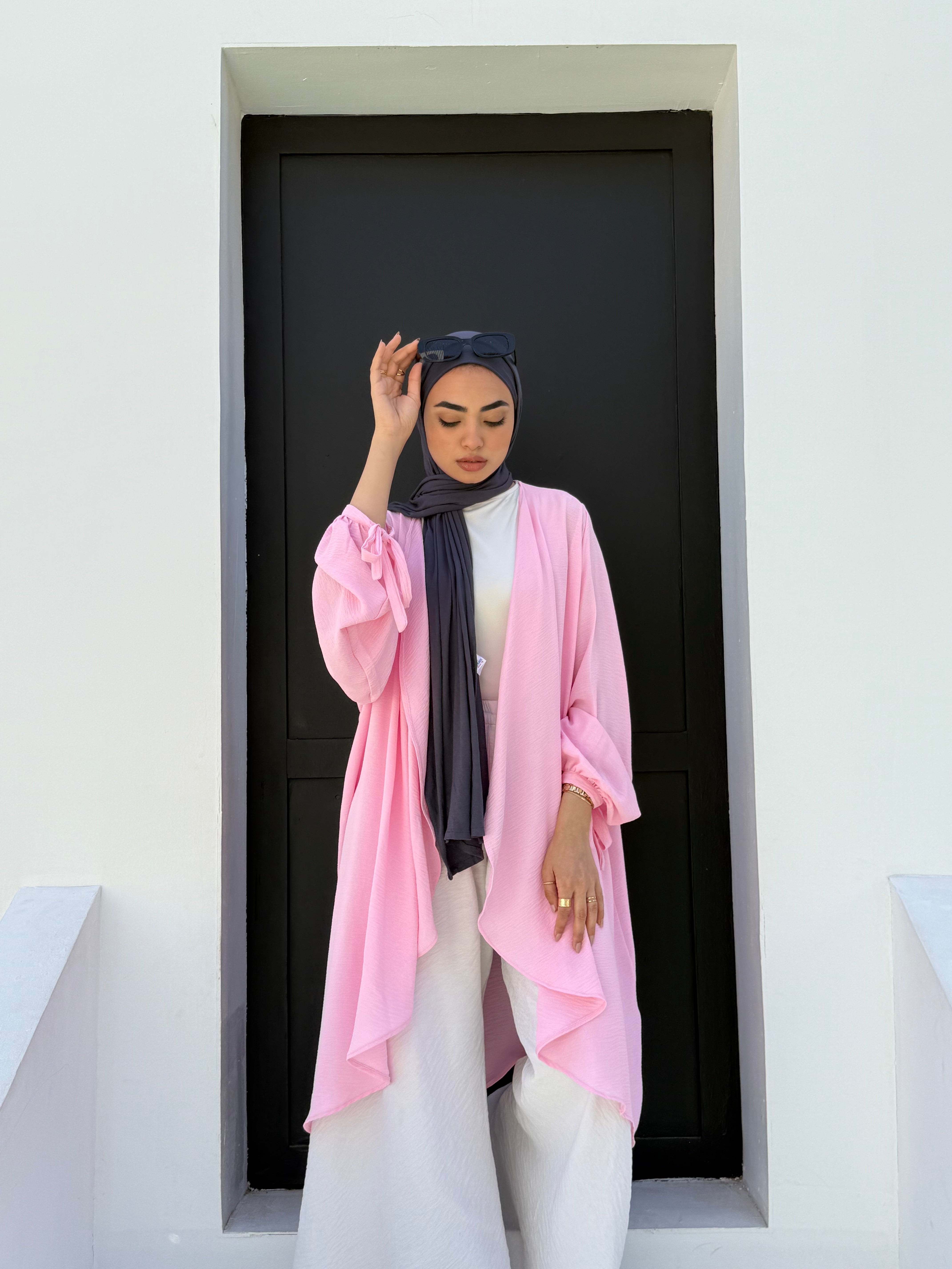 كارديجان الصيف من Inseason🤩 المقاس وان سايز يلبس من 55حتي 95 كيلو Pink