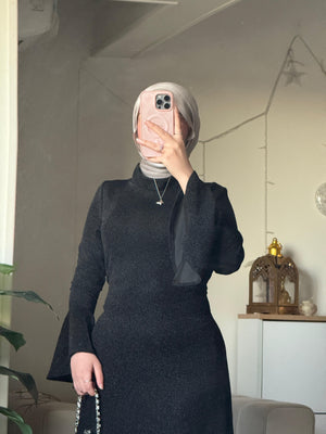 Glittery Dress المقاس الثاني: من 75 حتى 90 كيلو Black