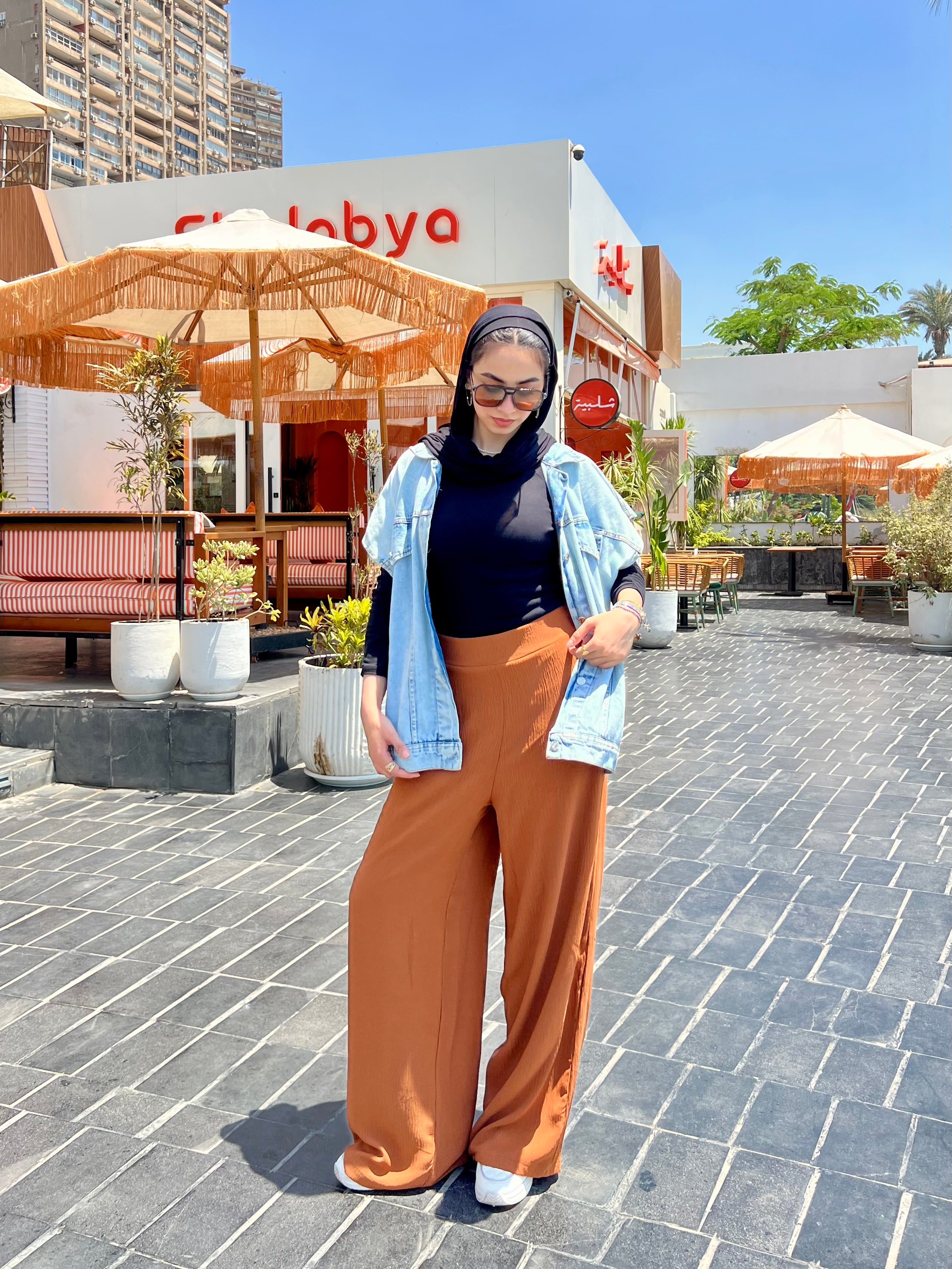 Wideleg Pants Camel