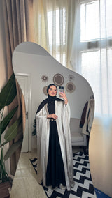Butterfly Kaftan Beige المقاس وان سايز يلبس من 60 حتي 120 كيلو