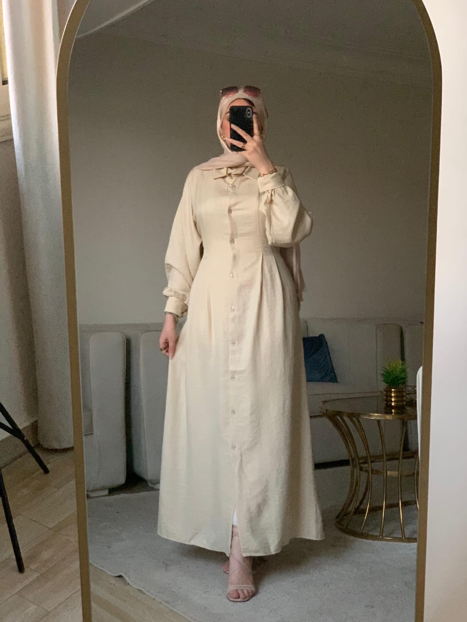Chemise Dress💙 Beige