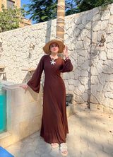 Lily Dress M | From 55 to 75k Brown