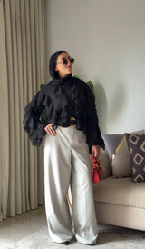 Classic Line Pants Small: من 55 حتى 62 كيلو Beige