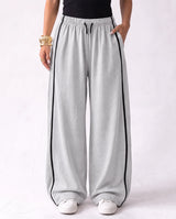 Piped Wide Pants