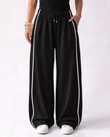 Piped Wide Pants