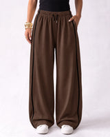 Piped Wide Pants