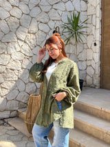 Bloom Cardigan One Size: from 55 to 95k Olive