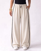 Piped Wide Pants