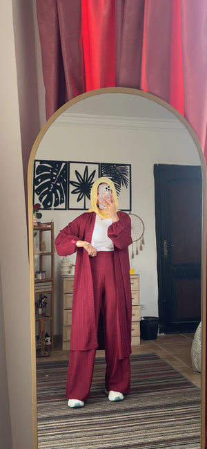 Bahga Set🤩 darkred