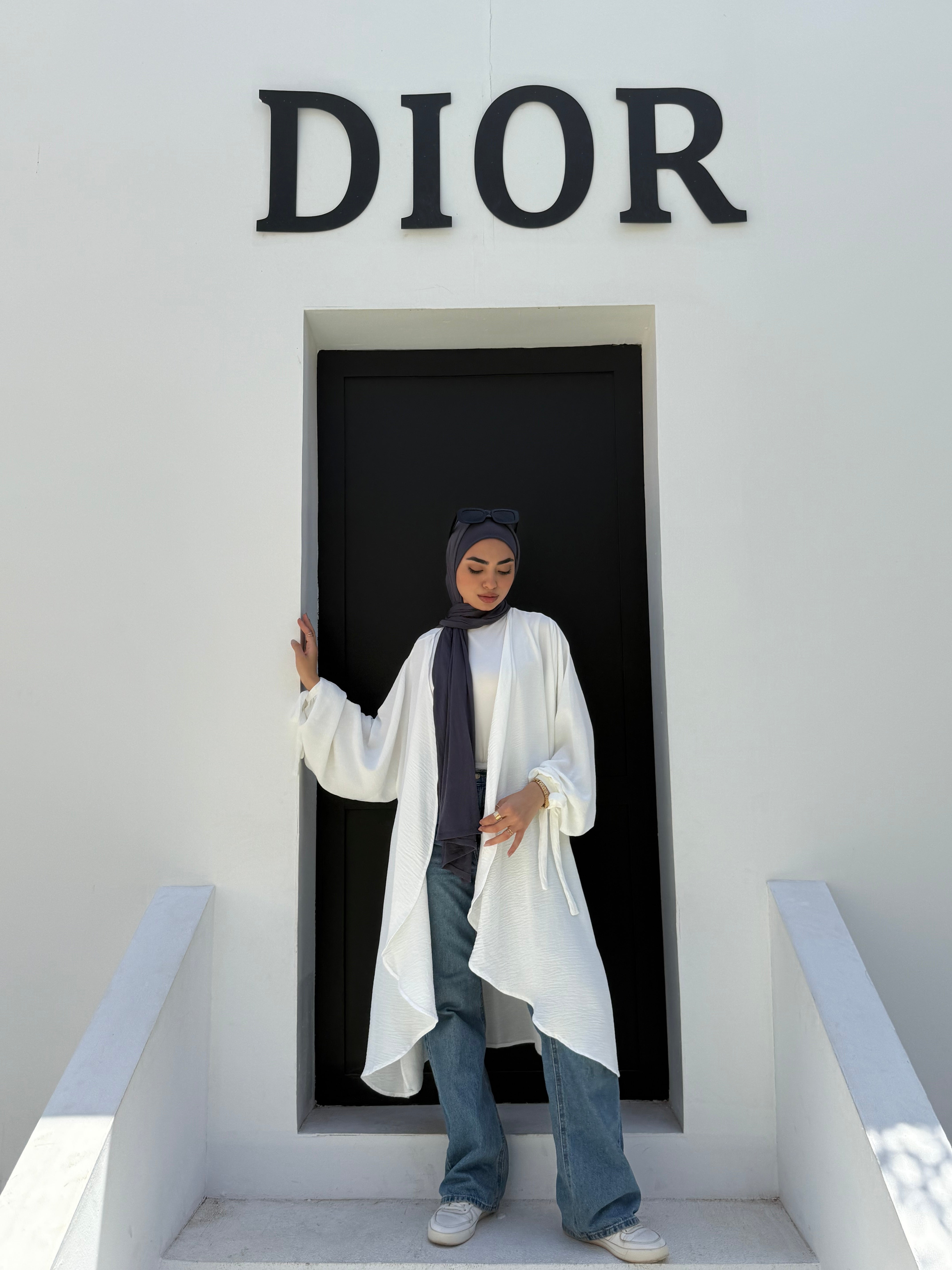 كارديجان الصيف من Inseason🤩 المقاس وان سايز يلبس من 55حتي 95 كيلو White