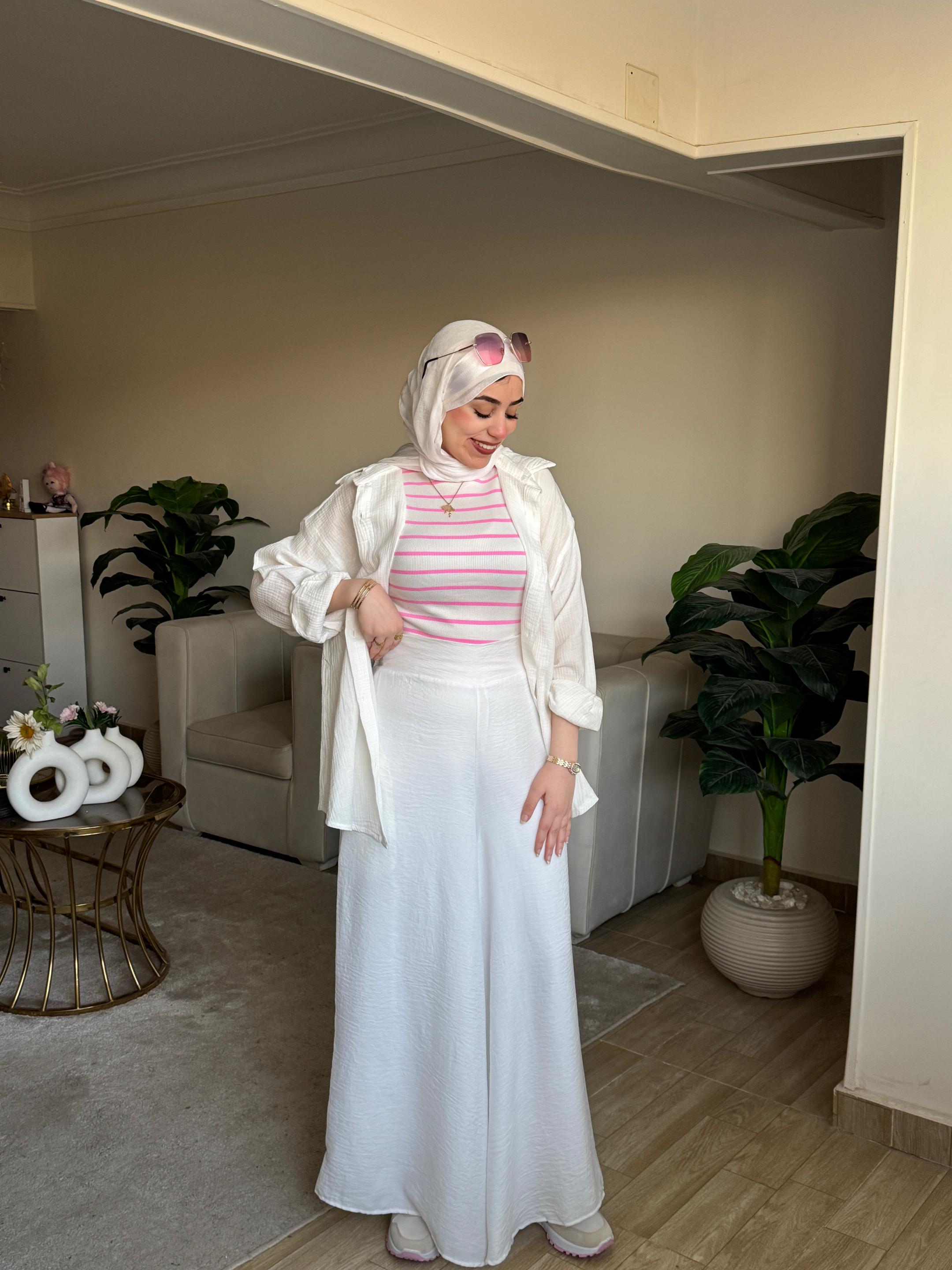 Skirt Pants👖 White