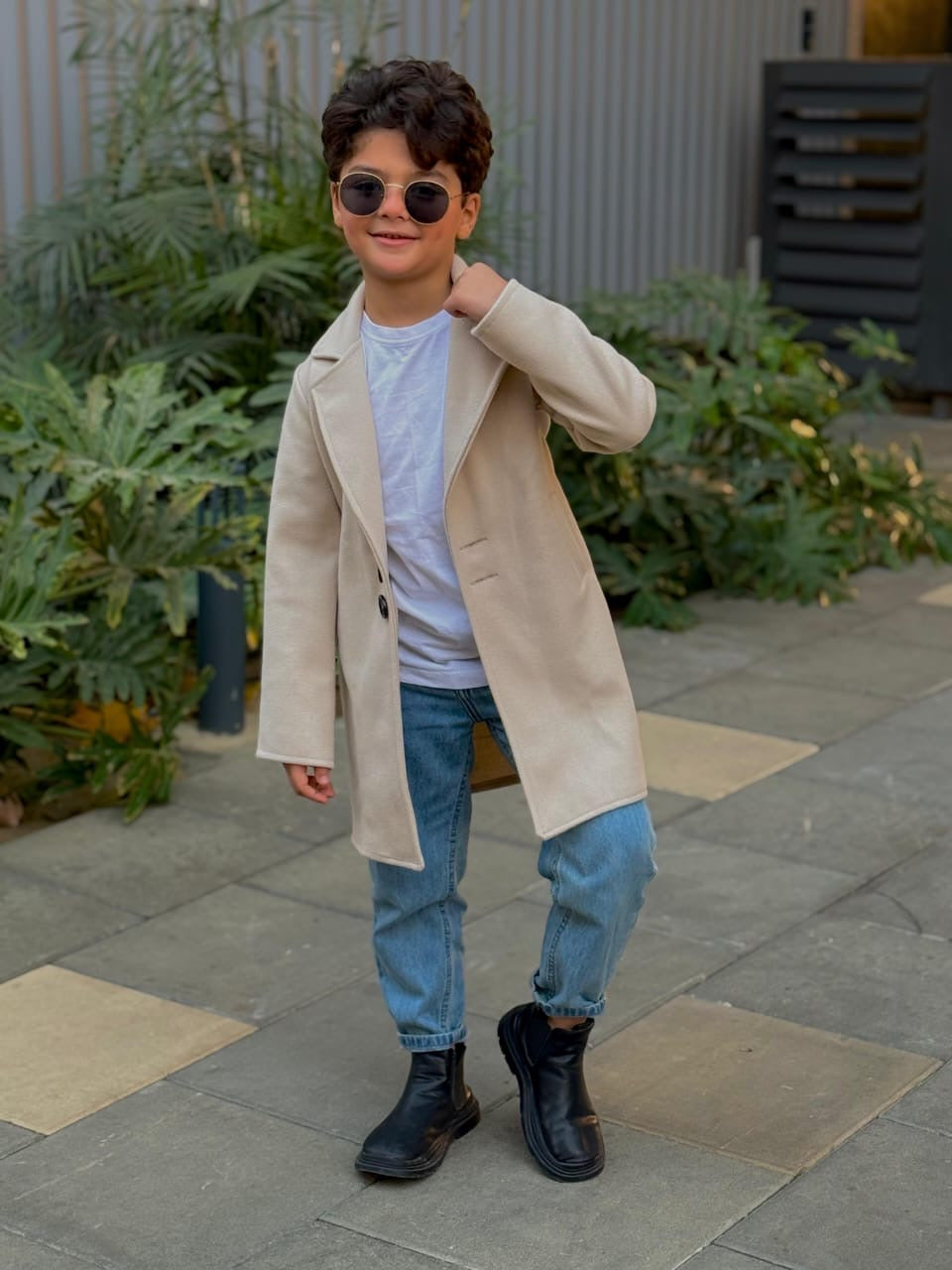 Boy's coat Beige