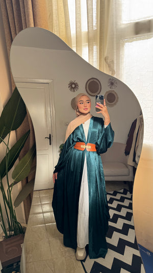 Butterfly Kaftan Blue المقاس وان سايز يلبس من 60 حتي 120 كيلو