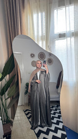 Butterfly Kaftan Green المقاس وان سايز يلبس من 60 حتي 120 كيلو