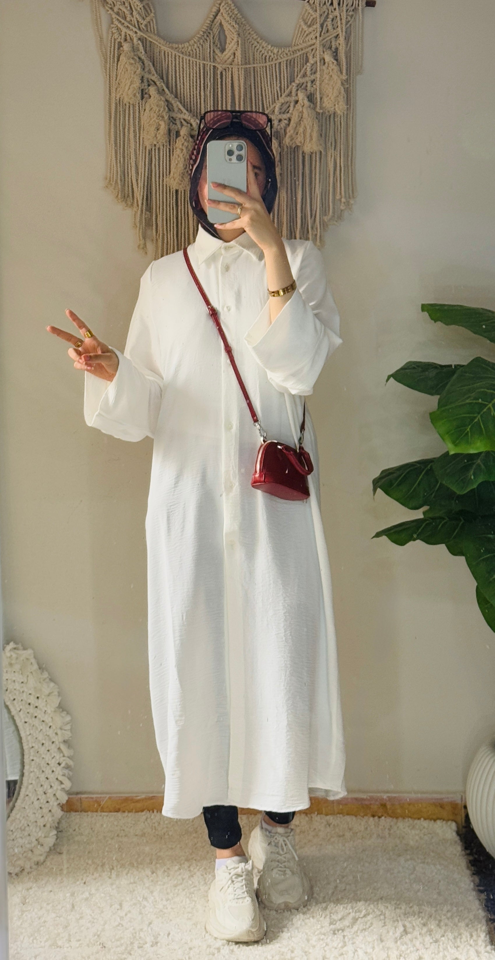 Long Shirt🦋 White