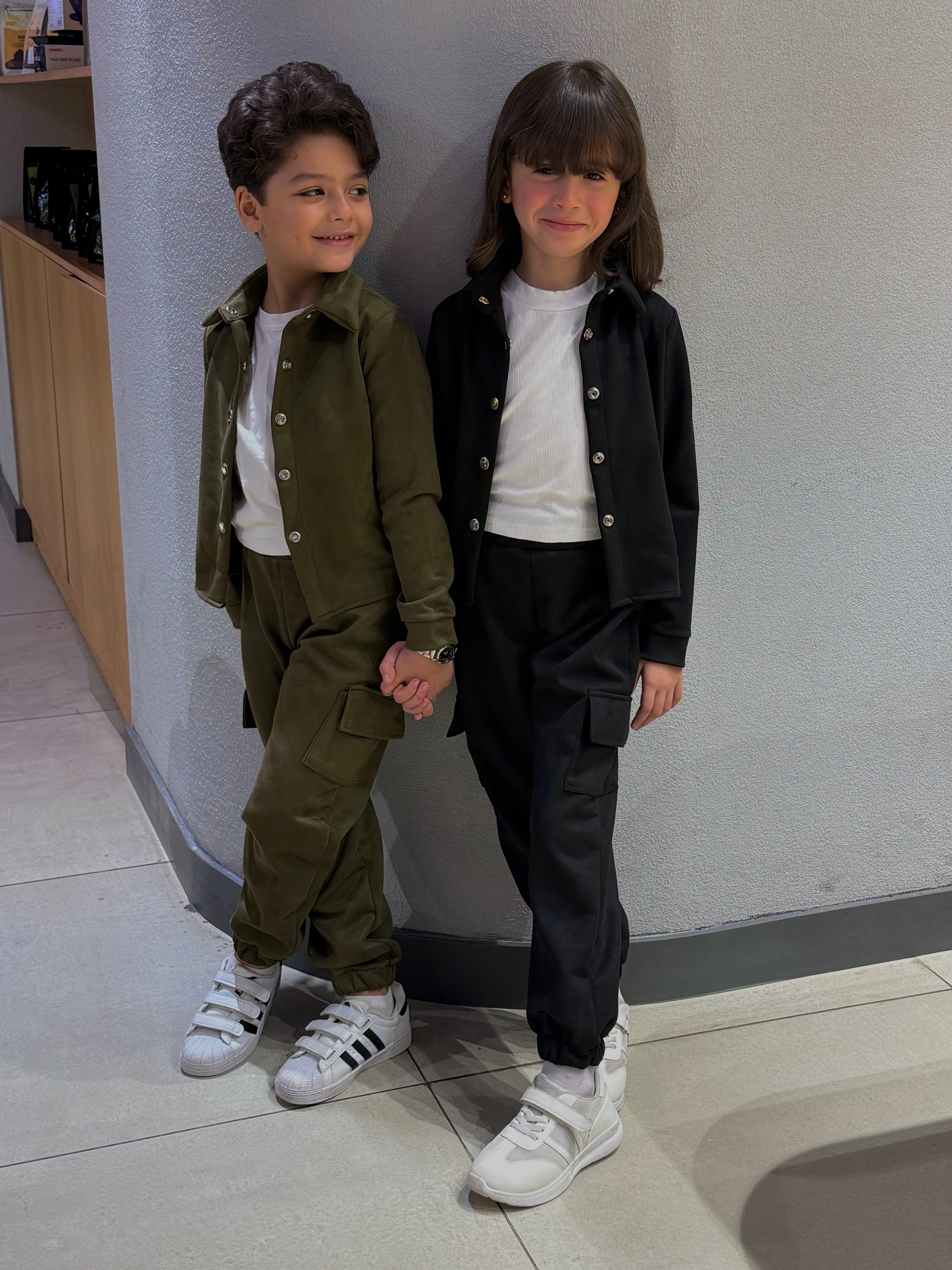 Children’s Suit Olive