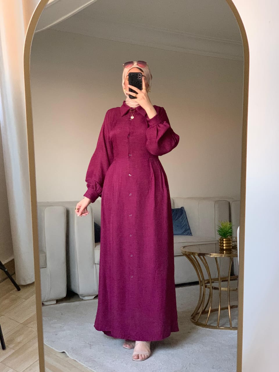 Chemise Dress💙 Grape Color